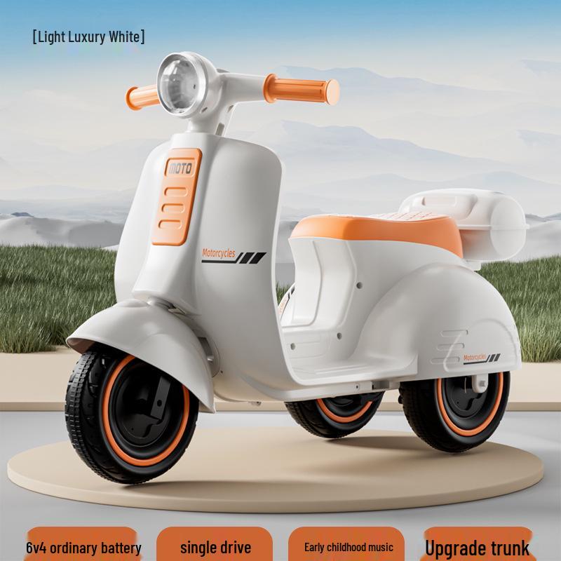 

Детский электромобиль Retro Magnolia, для детей 1-5 лет, с музыкальной функцией