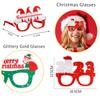 2023  Santa Snowman Glasses Christmas Decorations Christmas Glasses Frame Adult Kids Gift Christmas Xmas Decor New Year Noel