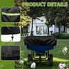 Waterproof Spreader Cover 210D/420D/600D Oxford Fabric For 85-100Lb Fertilization Salt Spreader With Reflective Handle