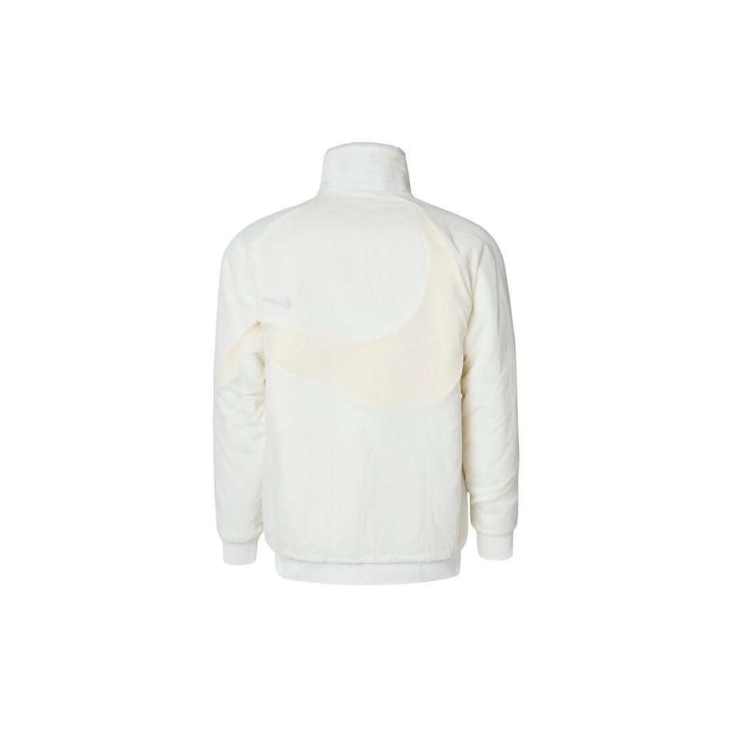 Nike Velvet Jackets Men's White Stand Collar Moderate FB1910-133