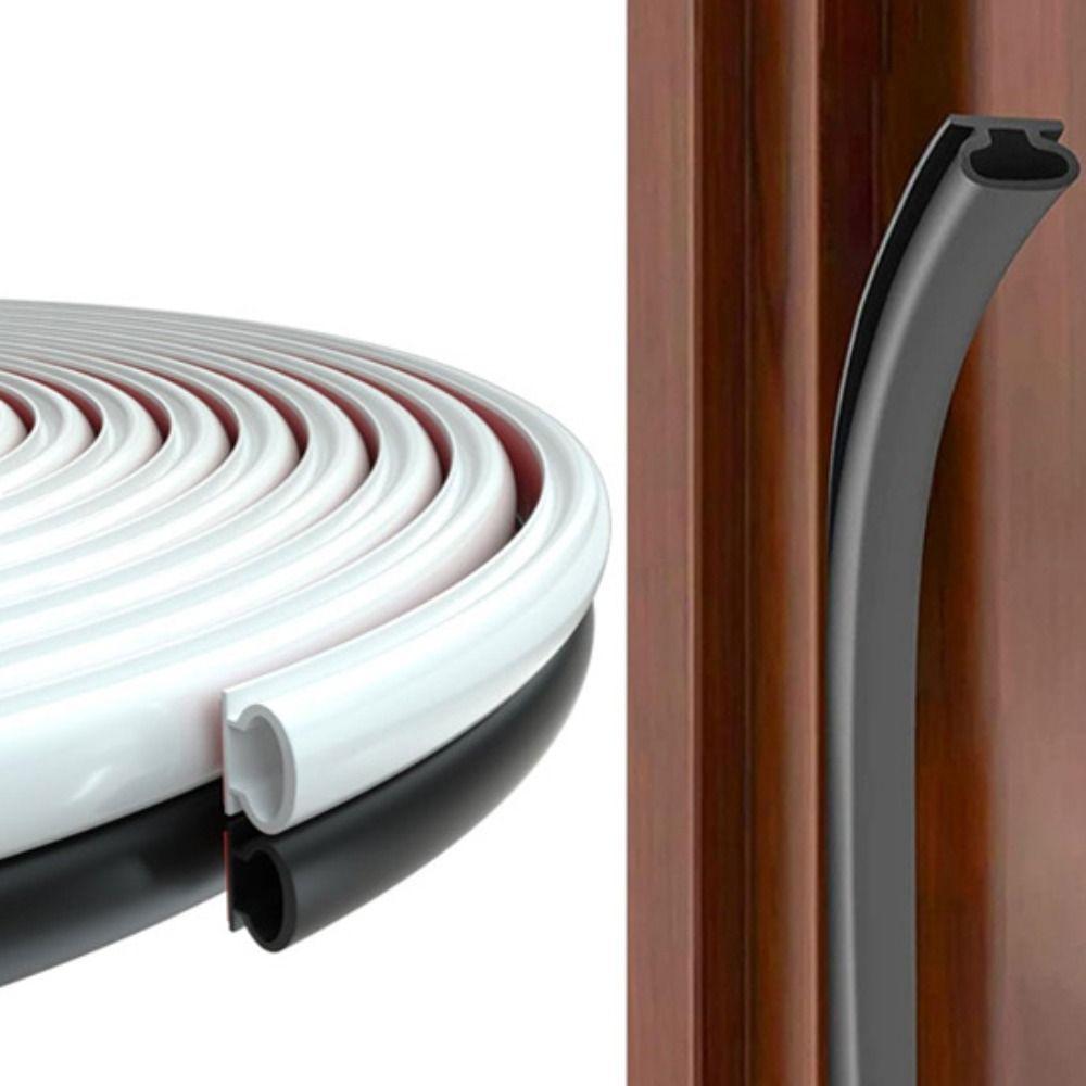 Blocking Insects Door Sound Insulation Rubber Strip Door Joint Windproof Sticker  Office