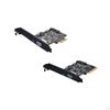 1x USB A + C 10Gbps Ports PCIe 3.1 Gen2 Expansion Card Accessories High Speed