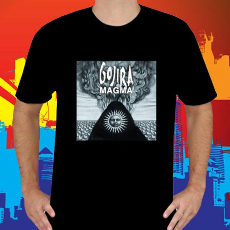 New Gojira Magma Logo Mens Black T Shirt Size Men Retro Teesummer ...