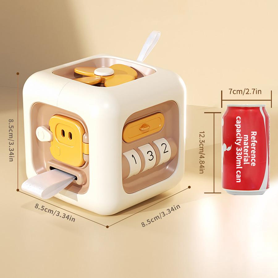 Non-Toxic Baby Practice Skills Drawer Cube 6 In 1 Montessori Educational Toys Sensory Busy Board Fidget Educational Toys For Children Gift