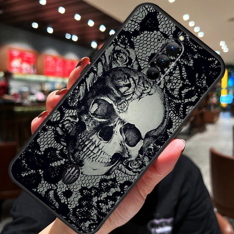 Gothic Skull Case For Nubia Red Magic 9 Pro 8 Pro 8S Pro Plus Red Magic 6 7 6S 7S Pro 5G 5S 6R Cover