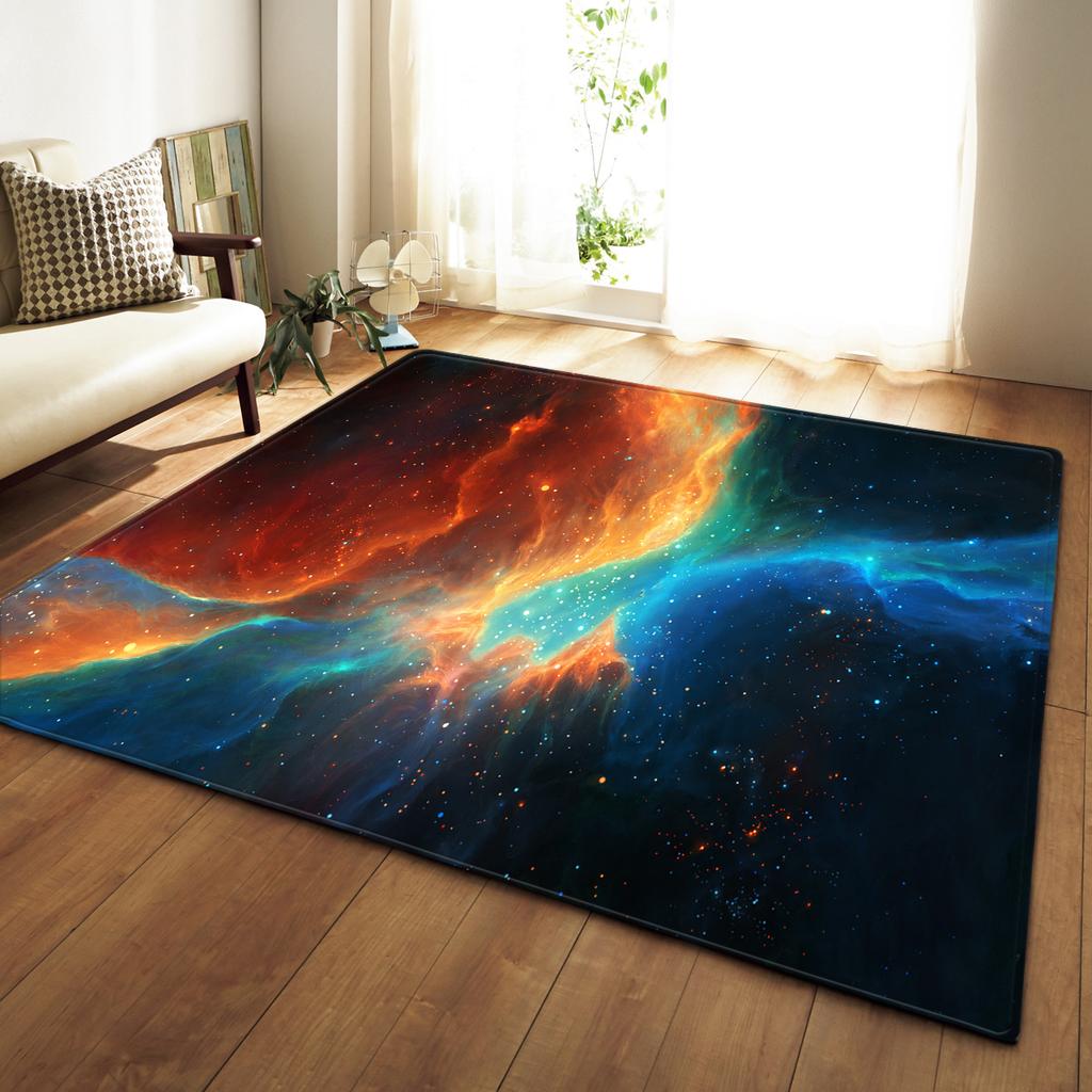 Beautiful And Simple Nebula Living Room Carpet Bedroom Dining Room Floor Mat Pattern Size