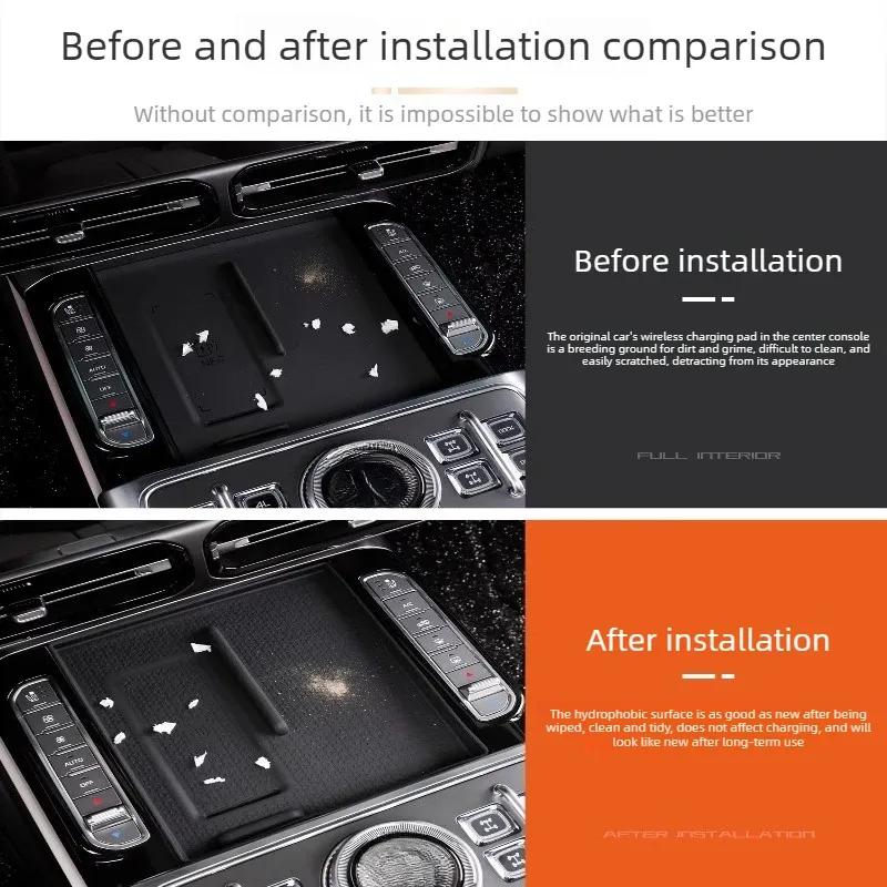 For Jetour G700 Wireless Charging Silicone Pad, Central Control Protective Mat, Interior Refit Accessory