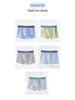 Boys' Cotton Boxer Briefs, Class A Medium & Large, Teen & Student Underwear, Four-Cornered Design, GB115 116