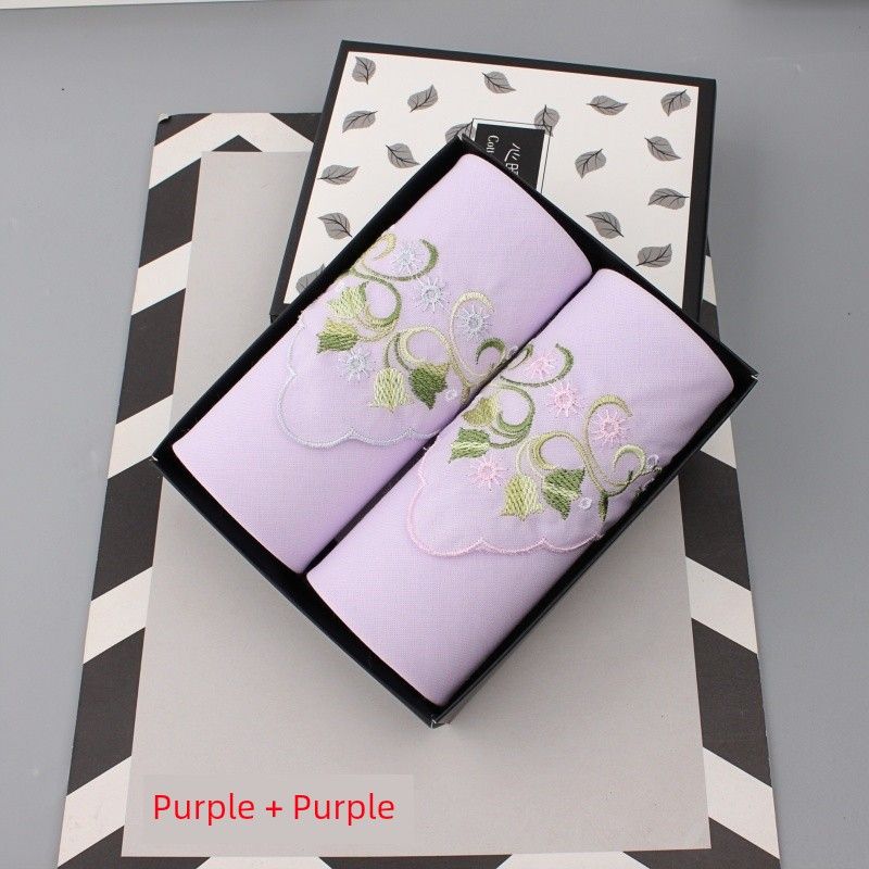 Embroidered Portable Fresh Handkerchief