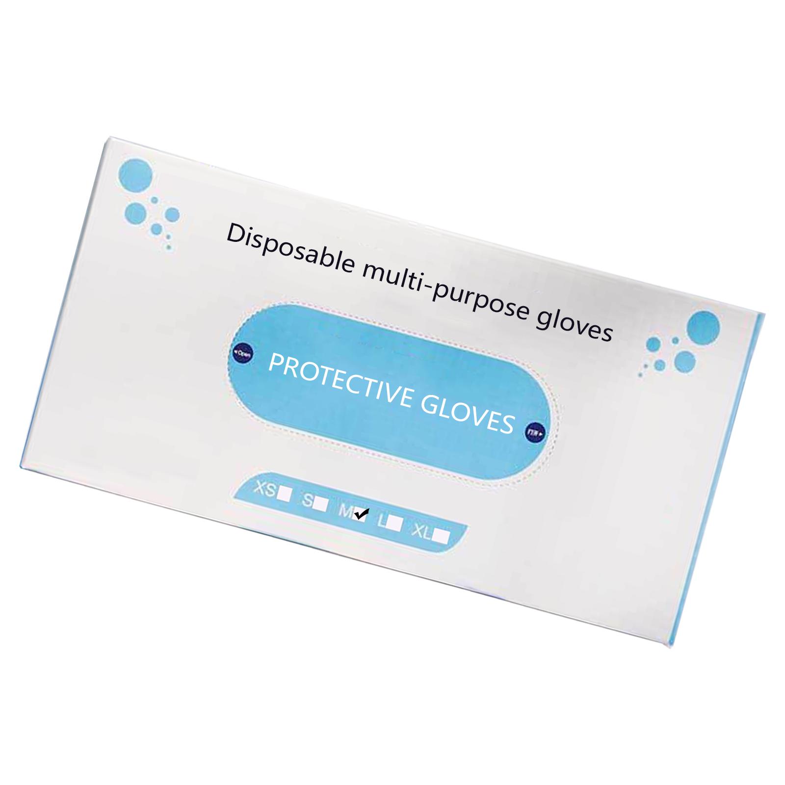 

Упаковка из 100 одноразовых утолщенных перчаток для выпечки пищевого класса Инструмент для обработки пищевых продуктов Безопасные и гигиеничные принадлежности для приготовления пищи M