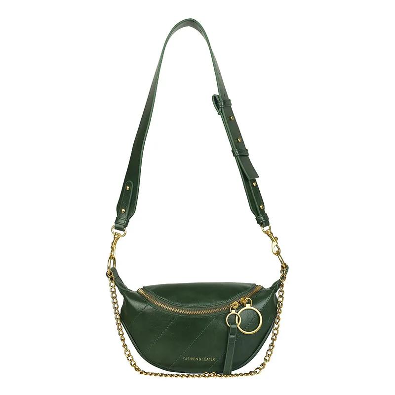 Women's Crossbody Chain Bag Waist Packs Shoulder Bag Fanny Bags Bag Luxury Female Chest Fashion