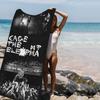 Pop Rock Band Cage The Elephant Anime Beach Swimming Towel Soft Absorbent Washcloth Children's Gifts For Kids Travel Camping