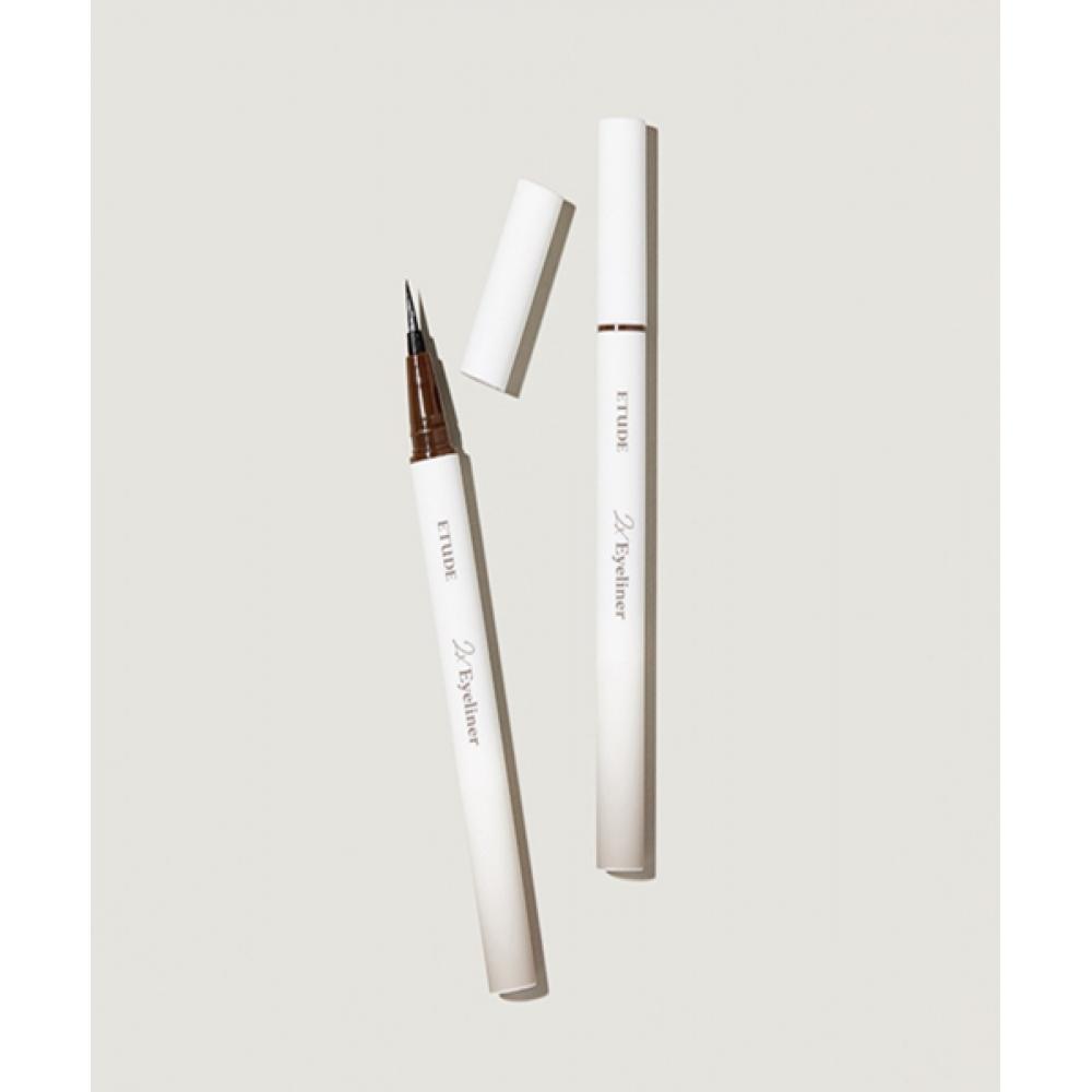 Etude 2x Подводка для век Bare Skin NO.2 NATURAL LIGHT BROWN