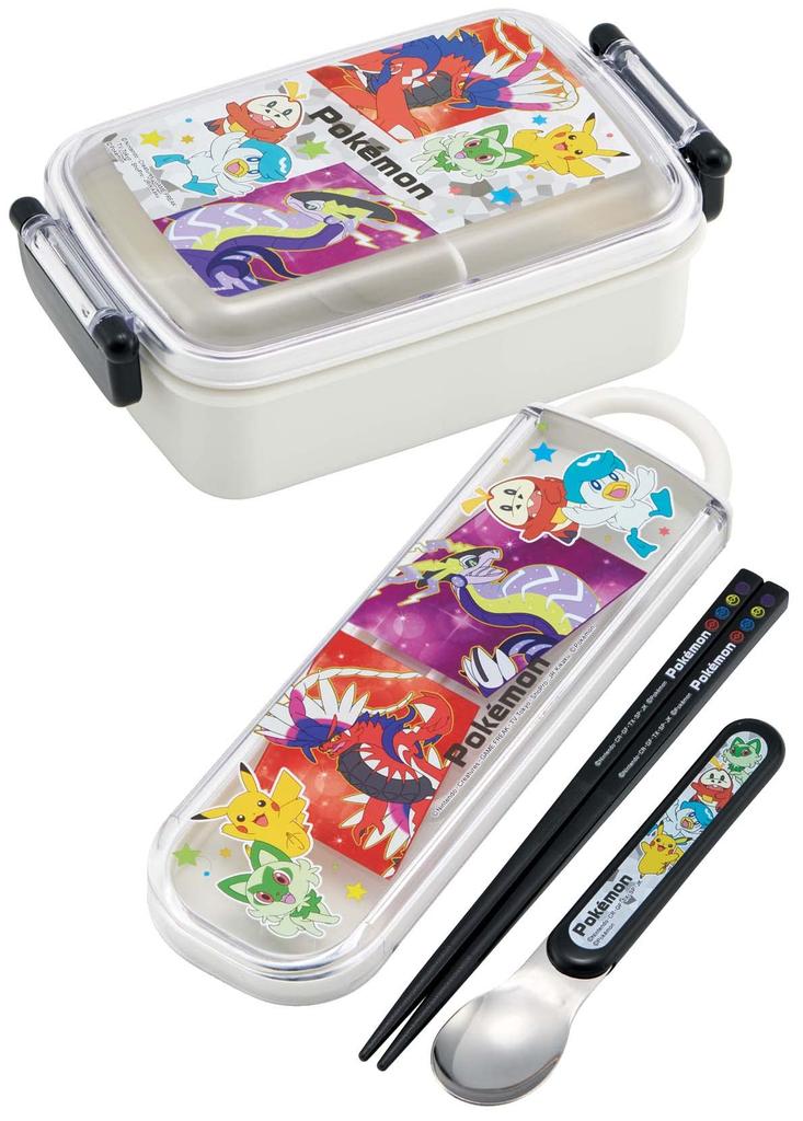 Skater Chopsticks and Spoon Set, Pokémon, 23N, Made in Japan, CCA1AG-A