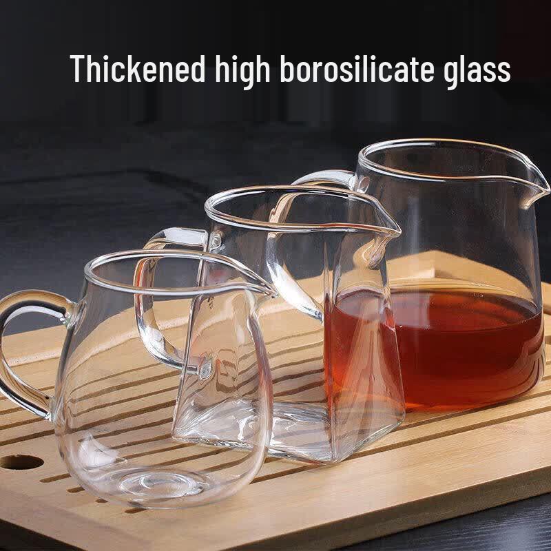 Heat-Resistant Glass Tea Pitcher & Fairness Cup