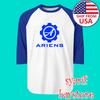 Ariens Tractor Men#039;s Raglan White Blue Size S To 2XL Unisex T-Shirt
