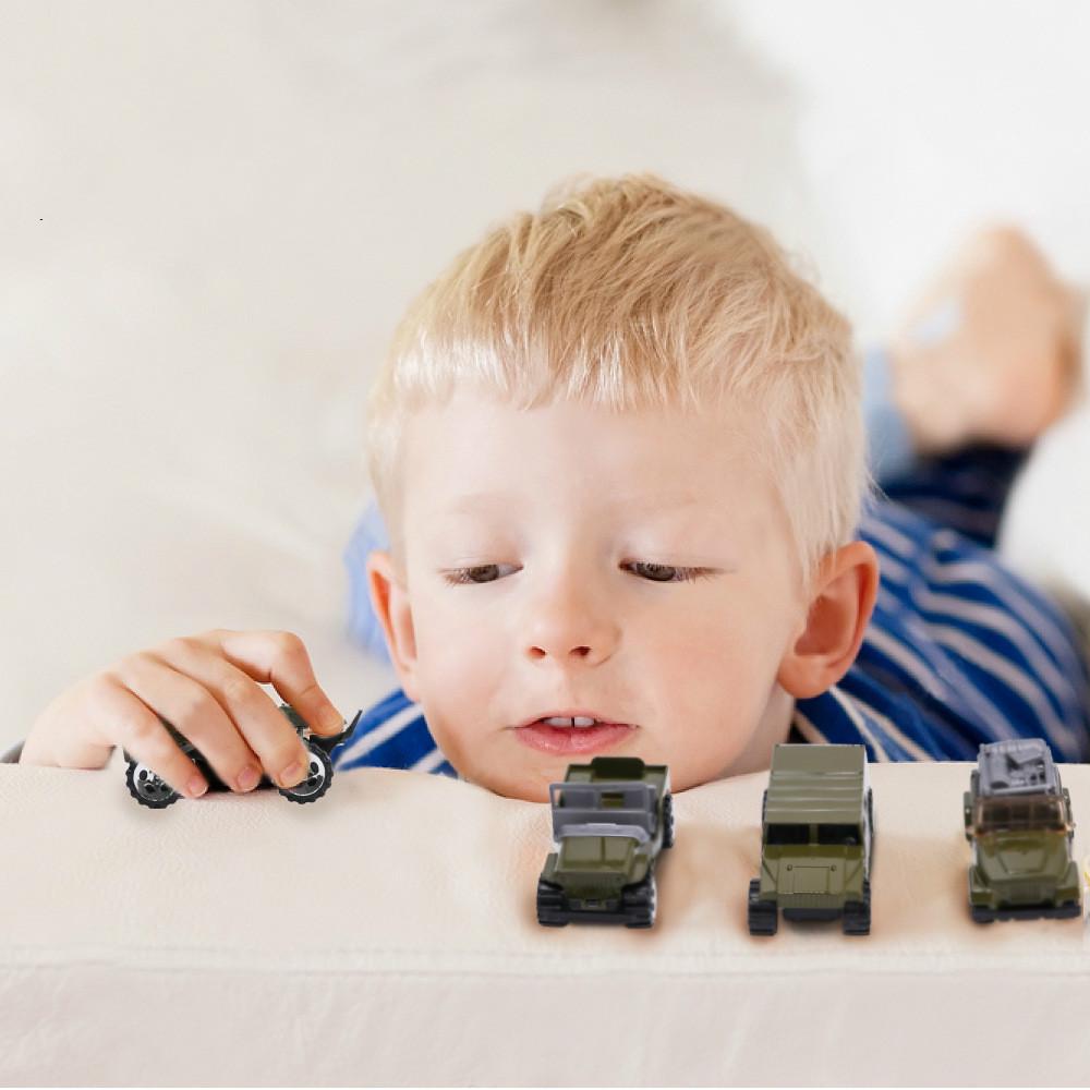 Mini Military Vehicles Alloy Army Tank Toys for Children Plastic Gliding Car Truck Kids Toy Gifts for Boy