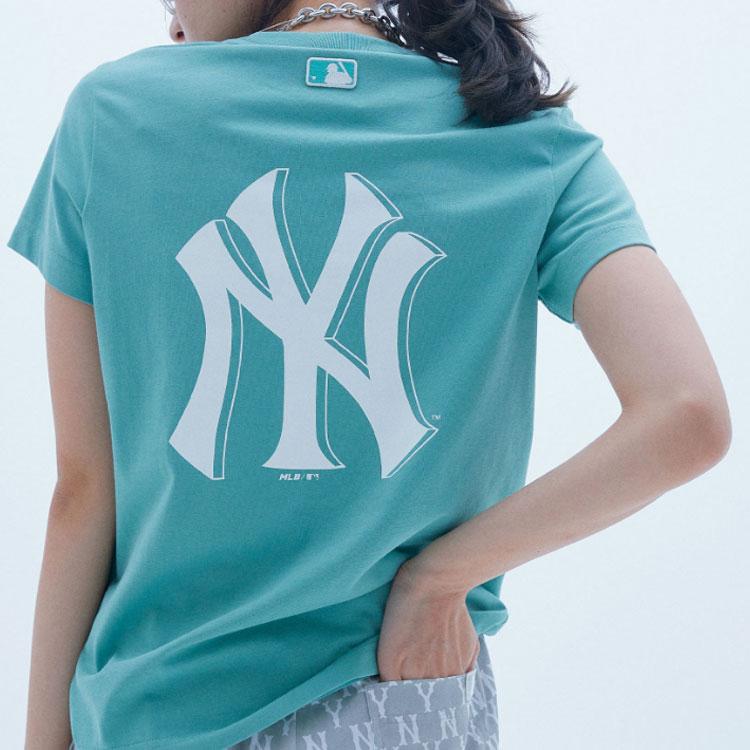 New MLB Set-in Sleeve T-Shirt Unisex Green 31TS03131-50K