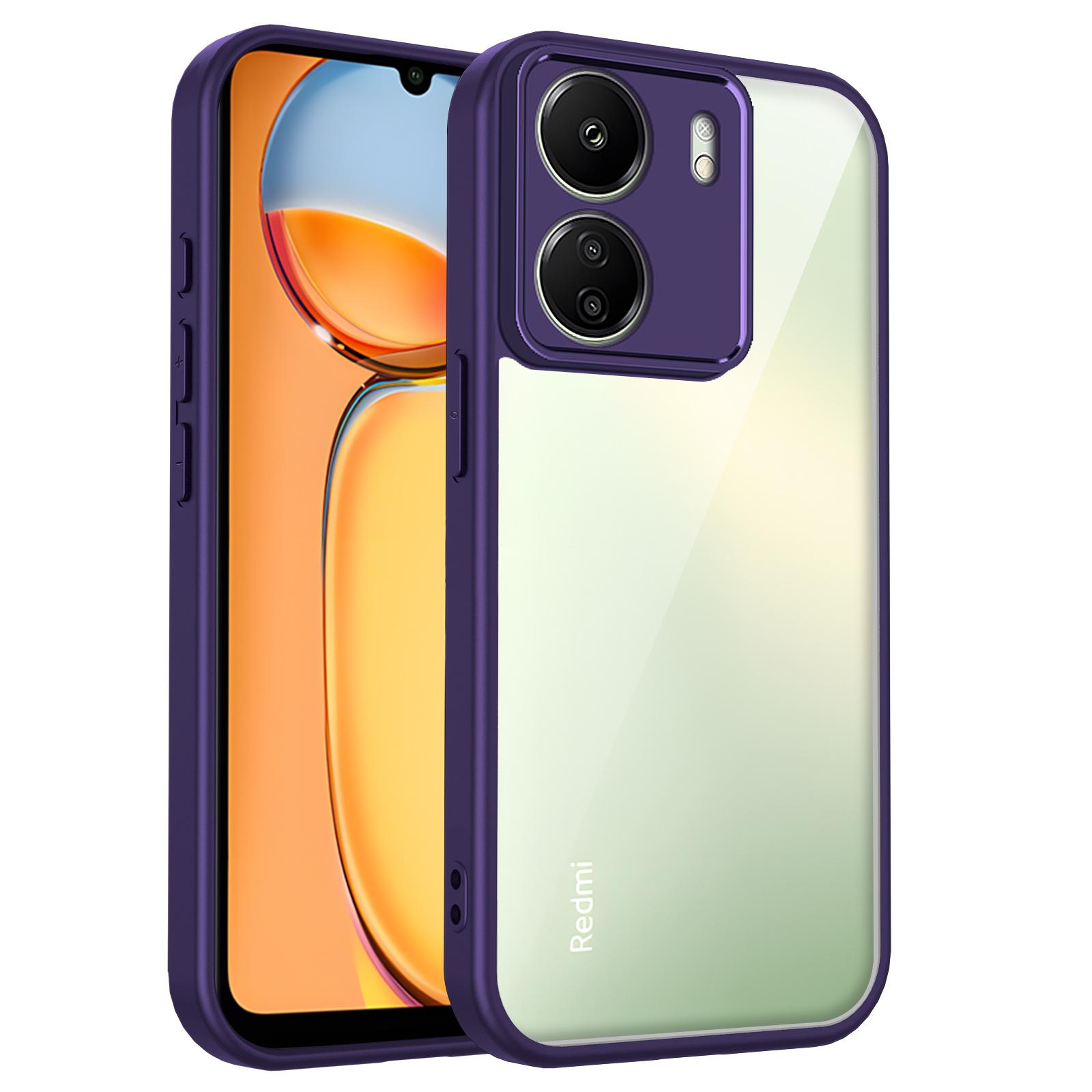 

For Xiaomi Redmi 13C Case Redmi 13C 4G Phone Case Redmi 13C 4G Cover Air Cushion Silicon Bumper Clear Matte Back Cover Hard Redmi 13C 4G