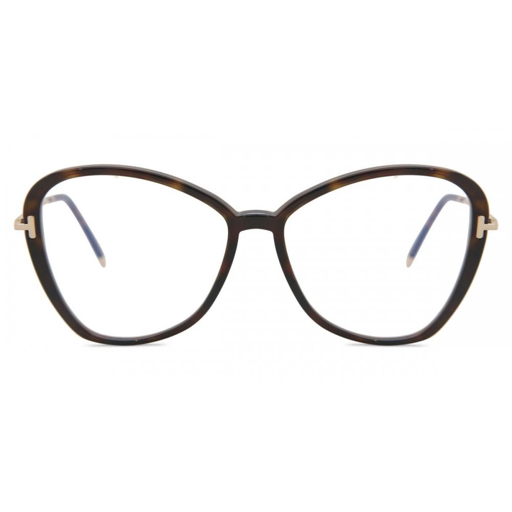 

Tom Ford Ft5769 B Блокировка синего света 052 Женские очки Dark Tortoise/56-14-140