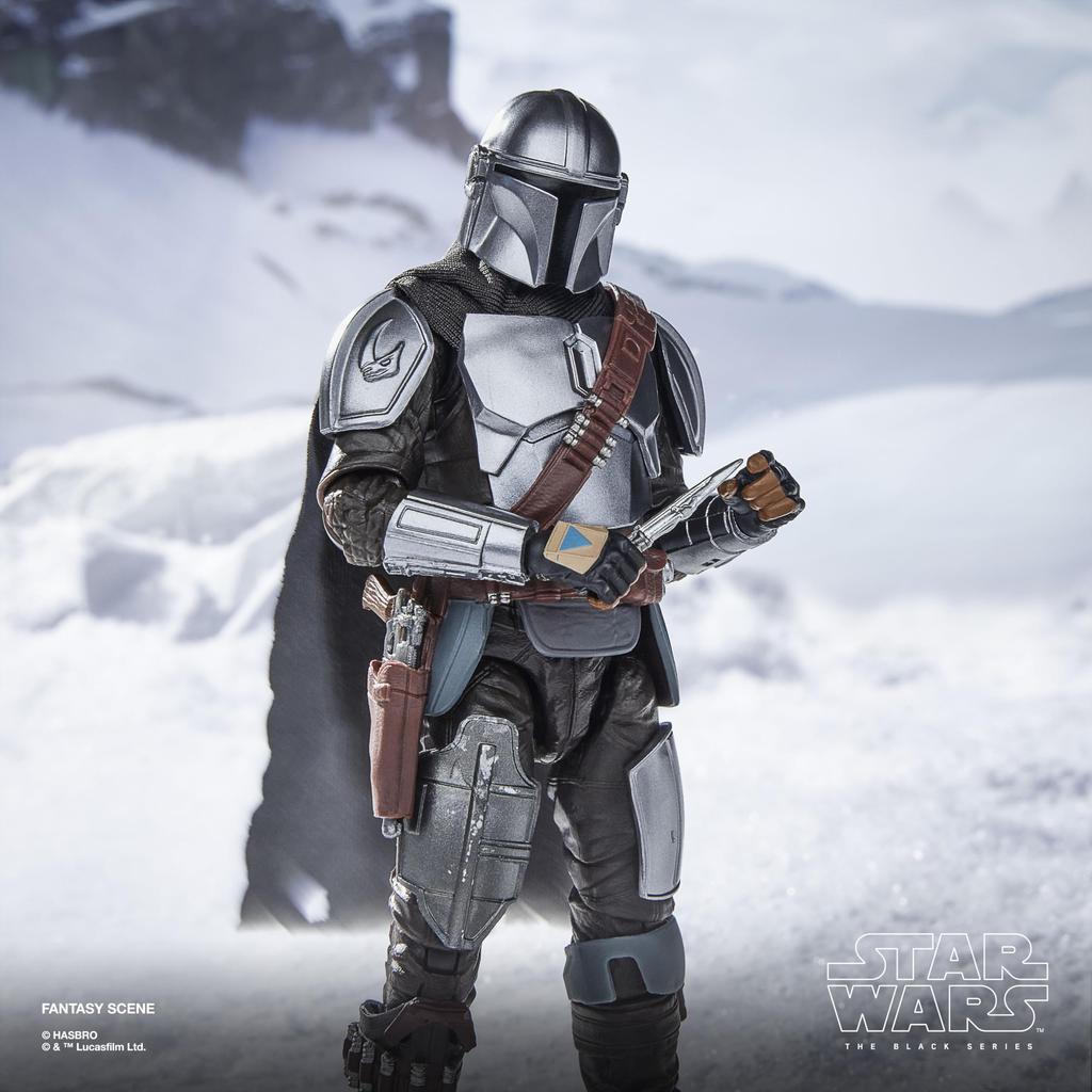 Hasbro STAR WARS Black Series Star Mandalorian and Glogo Deluxe Collection 15cm Action Figure G2514 Wars/The (Authentic)