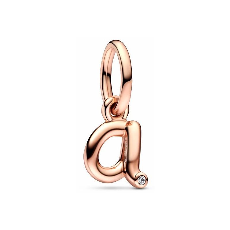 Neue Kupfer Buchstaben Alphabet A-Z Anhänger Charm Perlen Passen Original Pan Charms Armband Anhänger Frauen DIY Schmuck