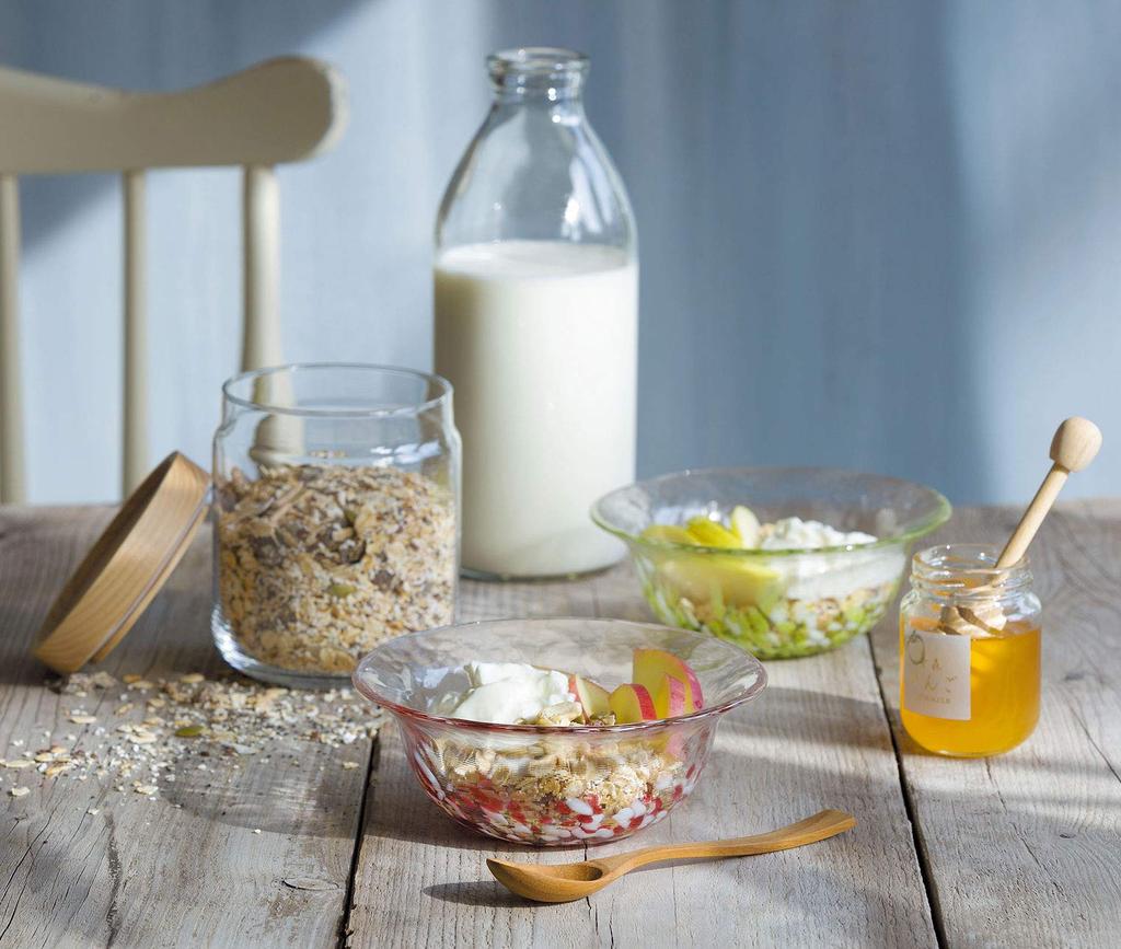 Aderia Tsugaru Glass Salad Akari Apple Made In Stylish Glass Perfect for Cooking or As a Kitchen Perfect for or Any A Perfect Gift for Couples or