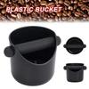 2024 Anti Slip Shock-absorbent Espresso Knock Box Anti Slip Coffee Grind Dump Bin Waste Bin With Detachable Knock Bar For Barista