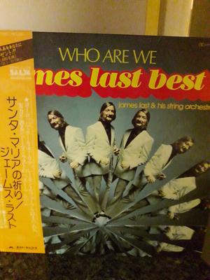 LP Record JAMES LAST  HIS STRING ORCHESTRA  Who Are We  James Last Best MP2394 POLYDOR Japan Obi Jazz Used