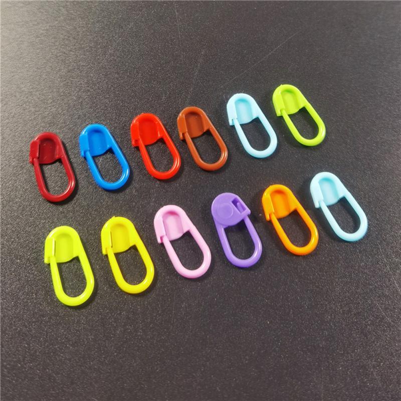 100pcs Sweater Pin Marker Buckle Rust-proof Smooth Surface Colorful Knitting Tools Diy Sewing Tools