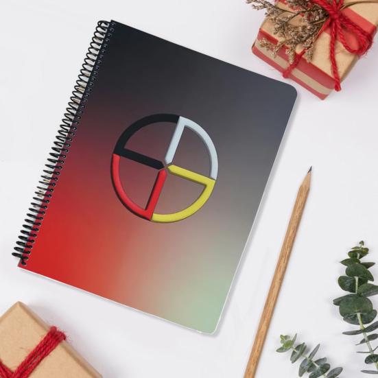 Indigenous Peoples Themed Yearly Planner Undated Weekly Monthly Organizer with Native American Art Animal Illustrations to Track Goals Tasks