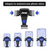 Hands-Free Gravity Car Phone Holder for Jeep Renegade Wrangler JK JL Grand Cherokee Compass Air Vent GPS Mount Car Accessories AKP1