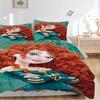 Merida'S Brave Adventure Print 3Pcs Bedding Setduvet Cover With 2 Bedropillowcase Home Birthday Gift