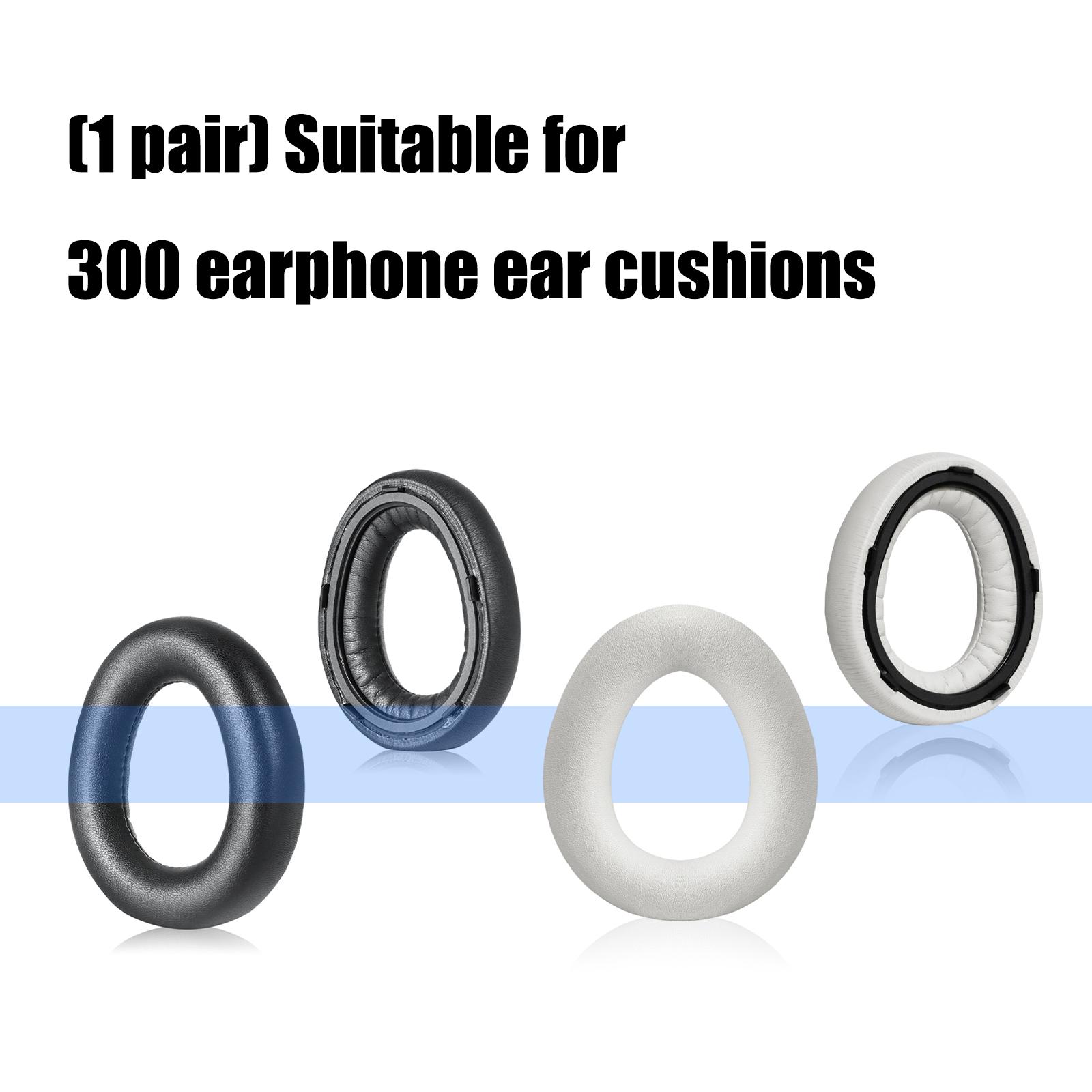 

Universal Headphone Earpads Sponge Earmuff Sweat Resistant Earmuff For AVENTHO300 Earphone Ear Cover Extended Listening білий