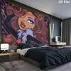 Clawdeen Wall tapestry, aesthetic printed fabric blanket, suitable for bedroom, living room, and home decor.