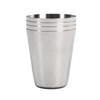 Polished 70ML Mini Stainless Steel Shot Glass Cup Drinking Wine Glasses With Leather Cover Bag Whisky Wine Portable Set