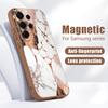 Marmor Muster Handyhülle Für Samsung S26 Edge S25 FE S24 Plus S23 S22 Ultra A15 A16 A17 A35 A36 A37 A54 A55 A56 A57 5G Magnetische Hybride Matte Abdeckung