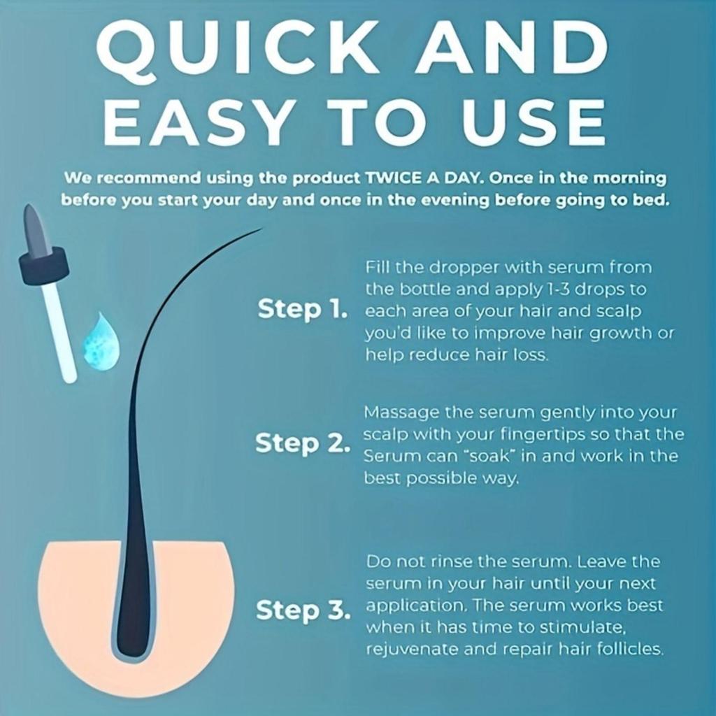 Anti Alopecia Oil Fast Growth Hair Loss Care Product Male and Female Hair Growth Essence Thickener