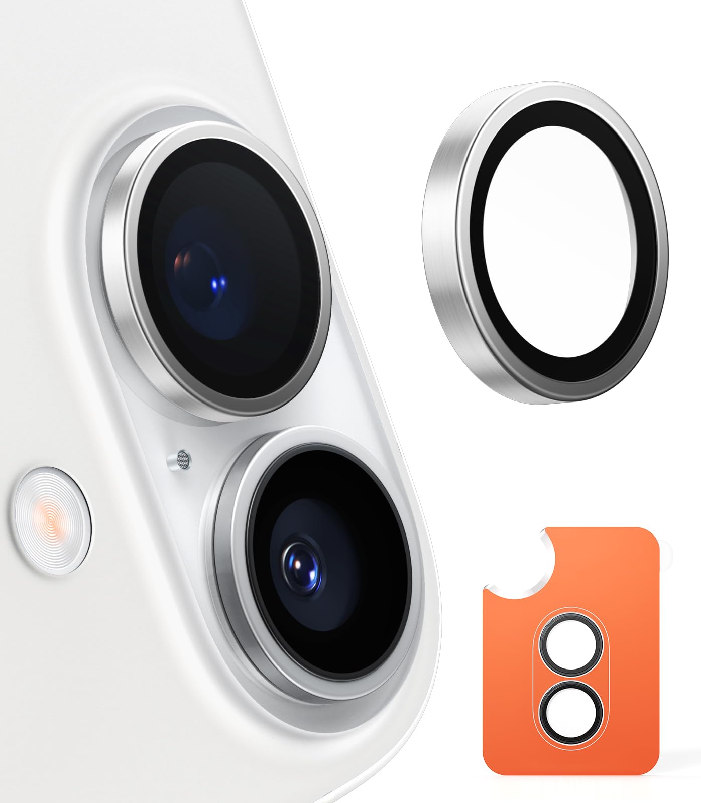 

Aerospace Reproduced to the iPhone 16 Camera iPhone 16 Camera iPhone 16 Plus Camera Tempered US Military Black 1 Uniform White Titanium LensGuard