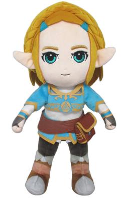 Sanei Boeki The Legend of Zelda: Breath of the Wild Zelda (S) W11 X D10.5 X H28cm Plush Toy ZP03