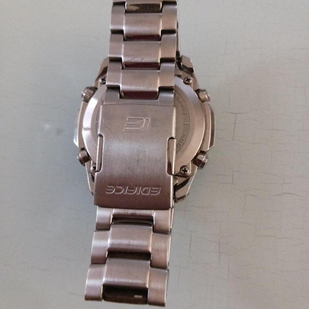 Used CASIO EDIFICE EQW-T1010 Radio-controlled Solar Watch