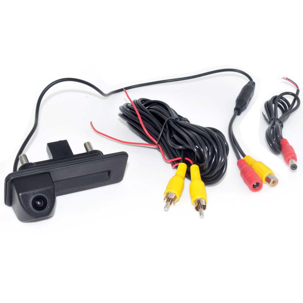 CCD Car Trunk Handle Reverse Parking Rear View Camera for A1 Skoda Roomster Fabia Octavia