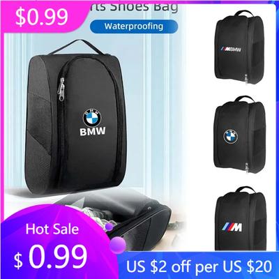 2025 Hot Car Logo Sneaker Storage Bag Travel Outing Shoe Storage Tools For BMW M Performance E46 E90 E60 F30 F10 E39 E36 F20 E87