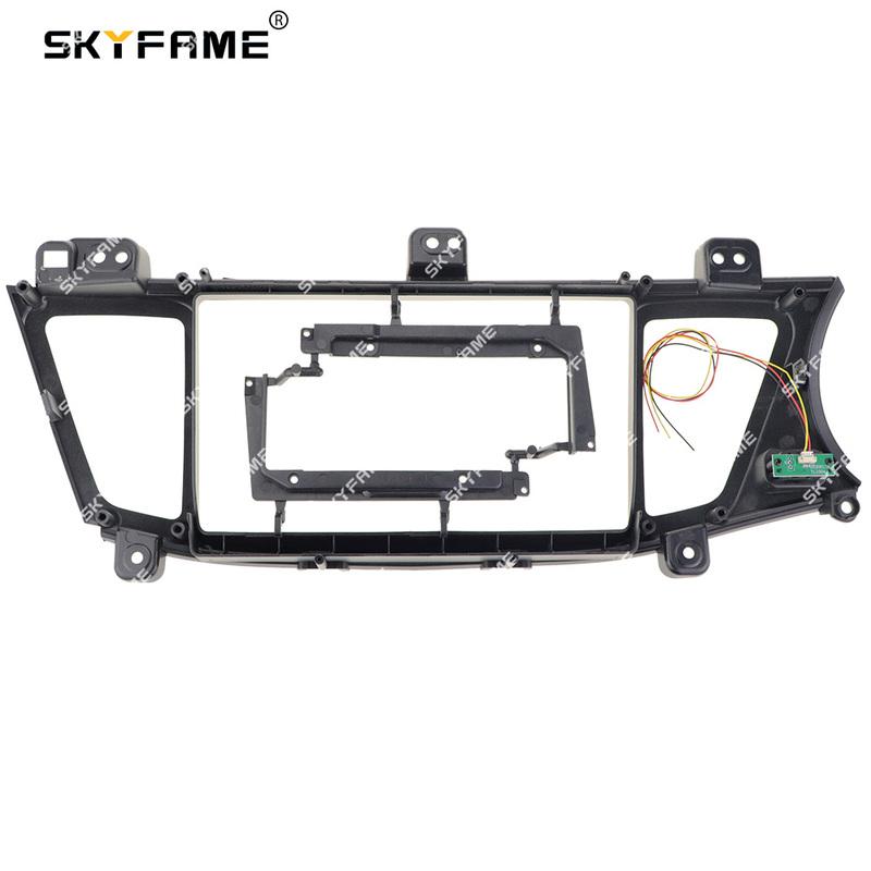 SKYFAME Car Frame Fascia Adapter Canbus Box Decoder Android Radio Dash Fitting Panel Kit For Kia K7 Cadenza