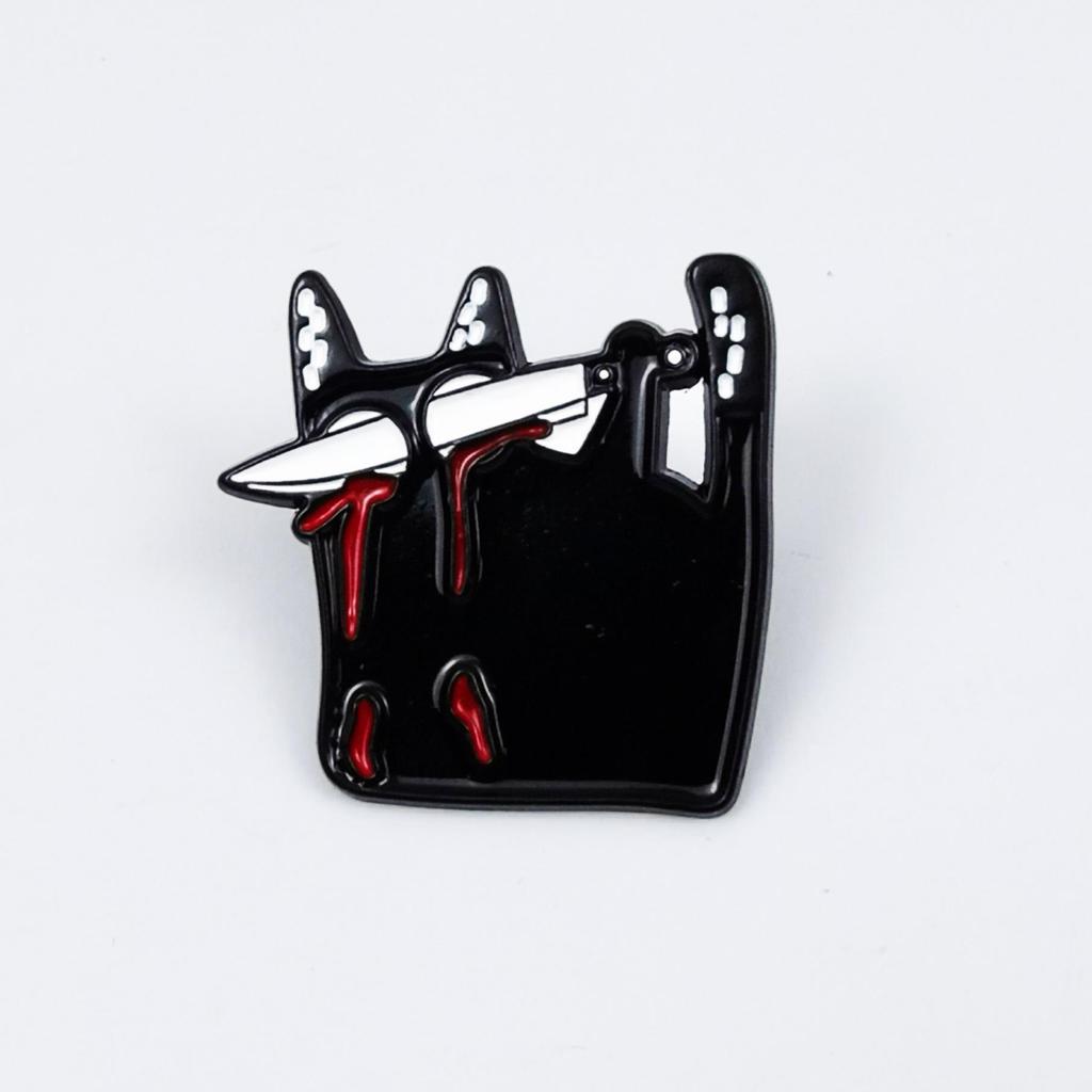 European & American Halloween Cartoon Monster Brooch Set – Creative Ghost Badge for Clothing & Hat Decoration