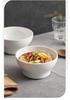 Noodle Bowl for Home Use: Stylish Nordic Design, Creative High-Footed Soup, and Large Rice Bowl