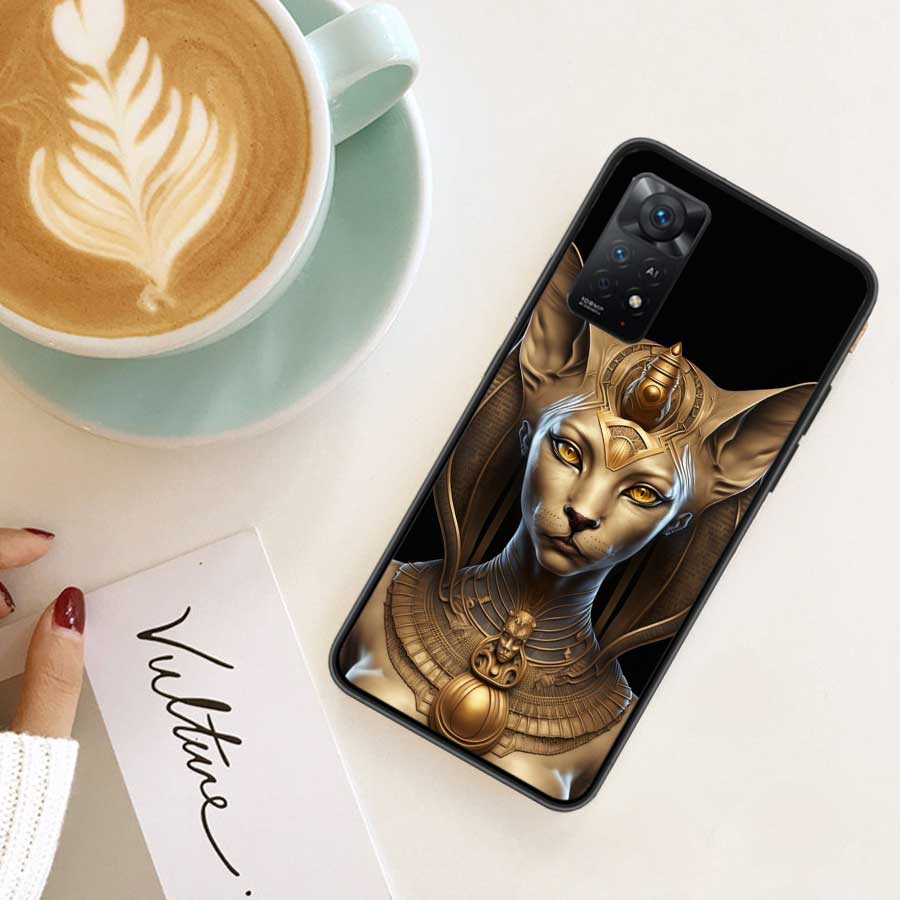 Egyptian Pharaoh's Mummy Phone Case For Redmi 13C 14C Note 13 14 Pro 5G Plus 12 12C 10 10A 10C 9 9A 9C 9T 8 8A K70 Pro Xiaomi Co