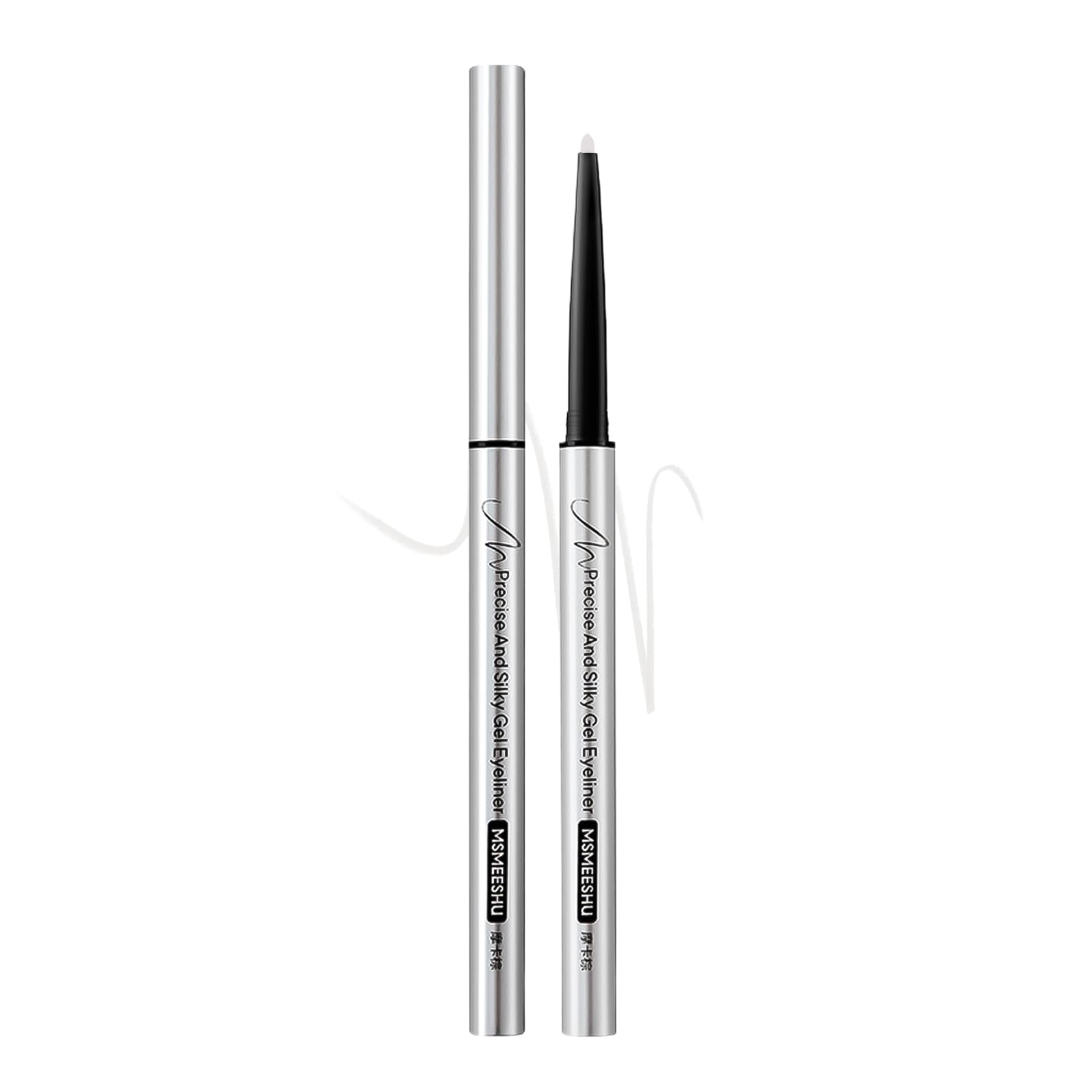 Lynlyulinger Gel Eyeliner - Waterproof, Sweat-Resistant, Highly Pigmented, Quick-Drying, Smooth Application, Long-Lasting, Smudge-Proof Eyeliner