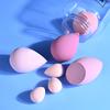 7PCS Drifting Bottle Beauty Egg Dry And Wet Dual-Purpose No Powder Makeup Egg Sponge Powder Puff Set Makeup Tools