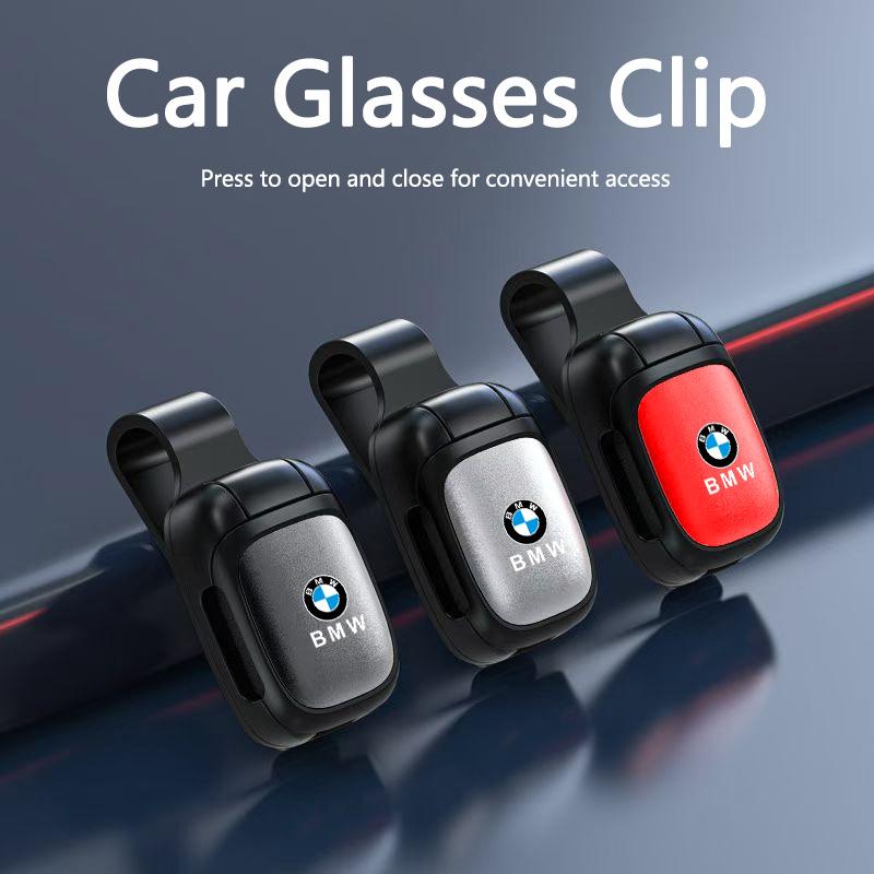 Car Styling Sun Visor Eyeglasses Holder Universal Sunglasses Case Glasses Fix Clip For BMW M5 M4 M3 F20 F40 F22 F30 E90 F32 F10